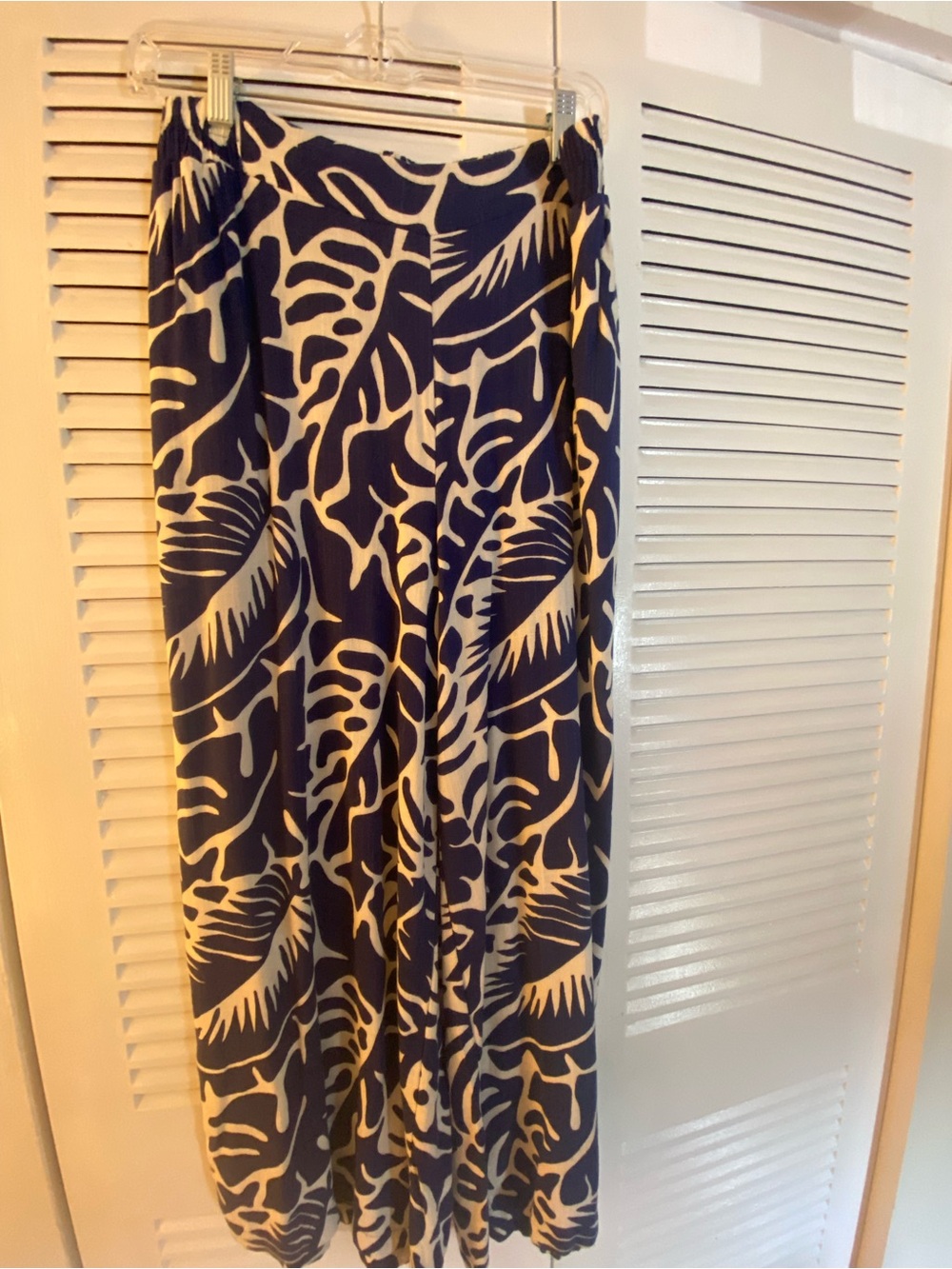 Rose & Olive Navy and White Tropical Swim Cover-Up Set - Picture 6 of 6